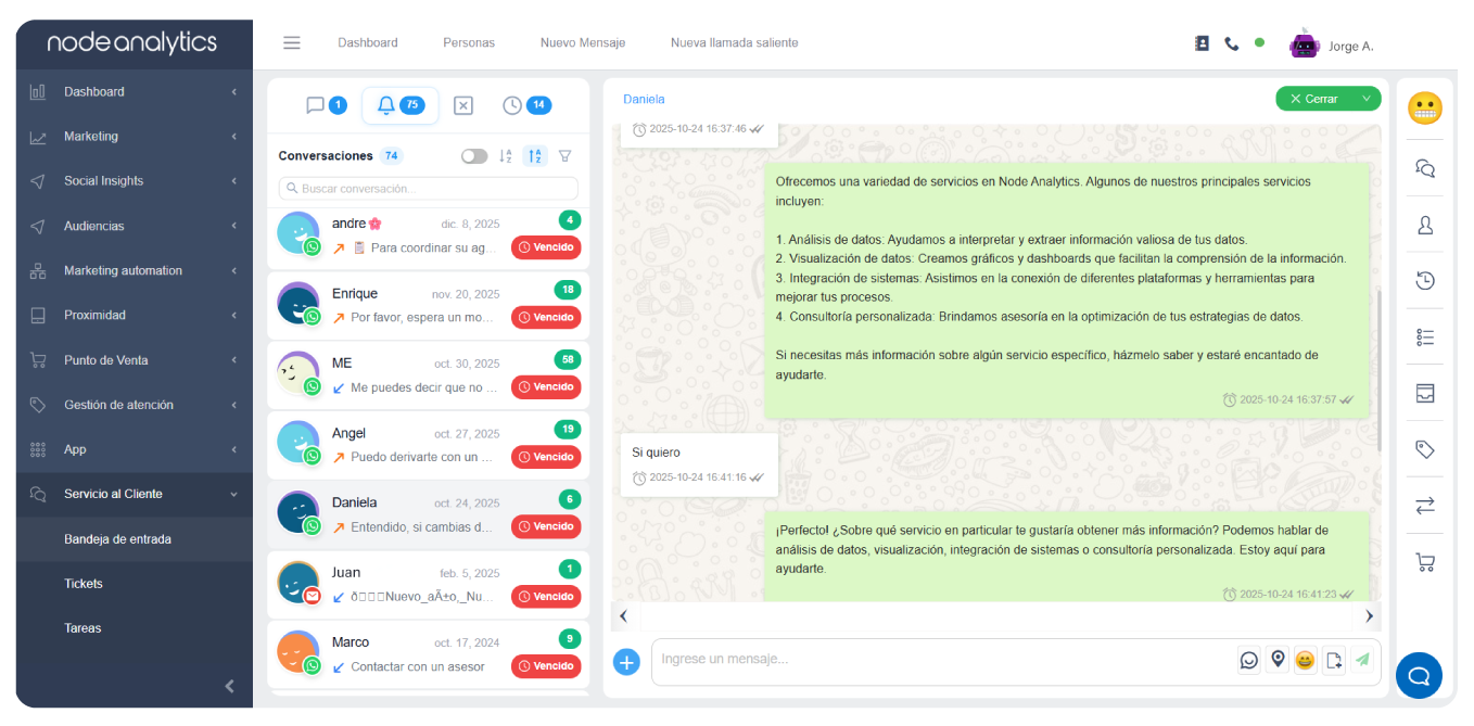 Potencializa la interacción con tus clientes