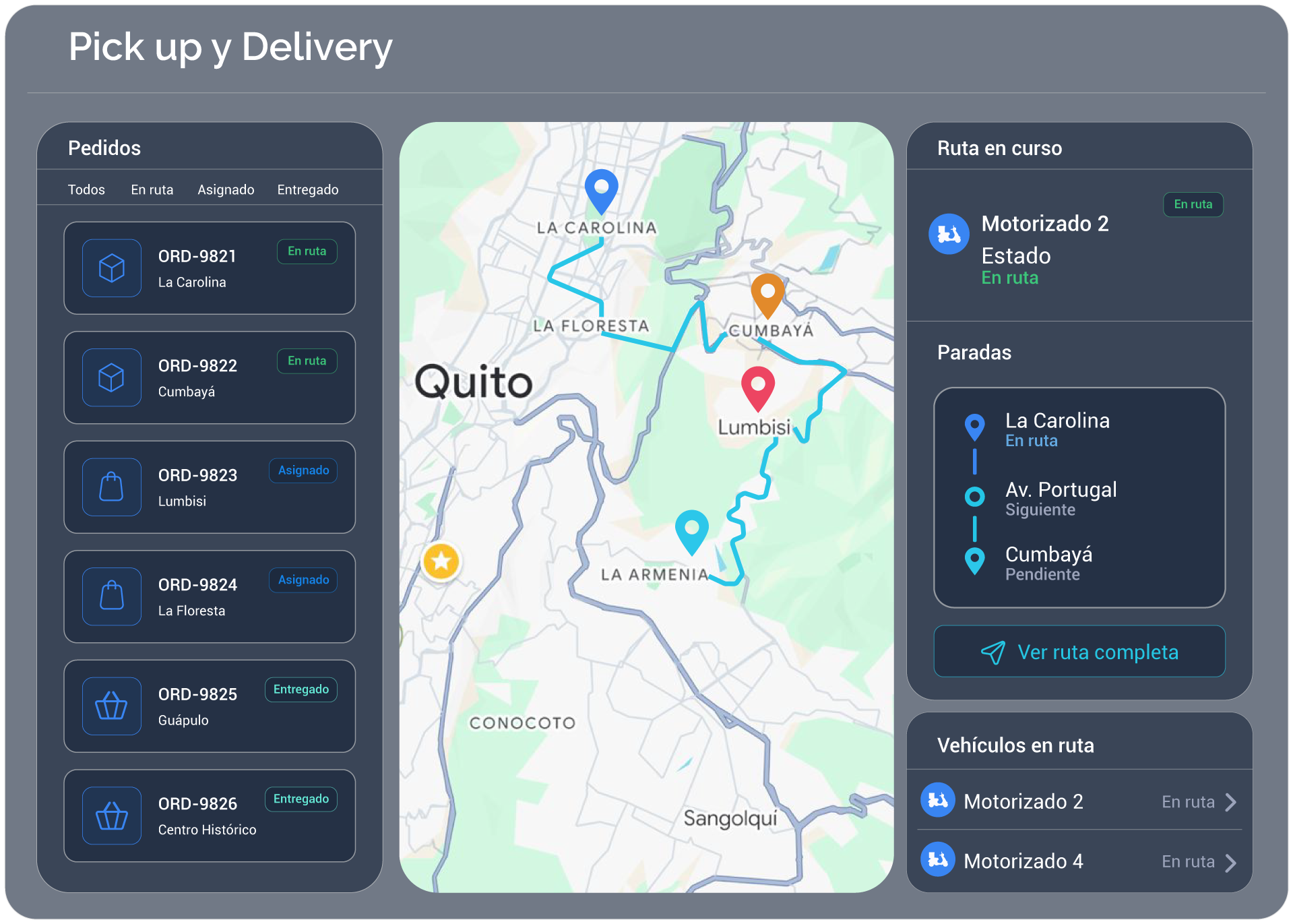 pick up and delivery